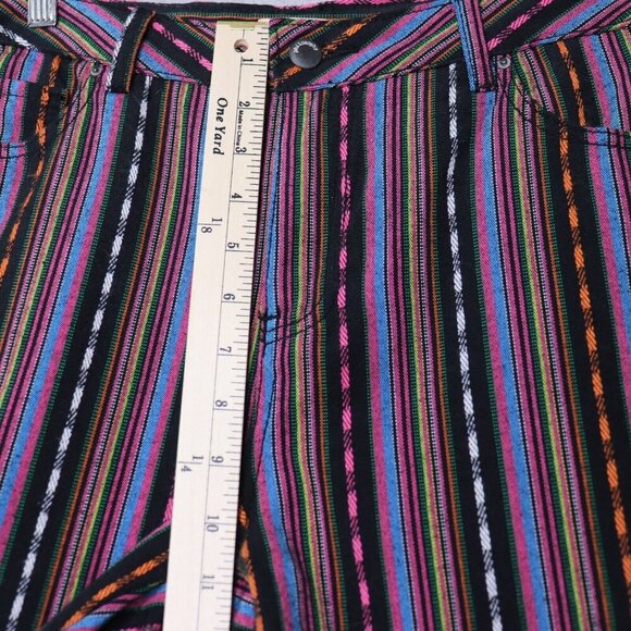 Philosophy Womens Size 10 Jeans Striped Colorful Woven Cotton Blend Pant. - Picture 9 of 11